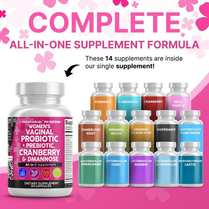Women'S Vaginal Probiotic + Prebiotics