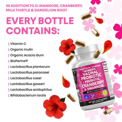 Women'S Vaginal Probiotic + Prebiotics