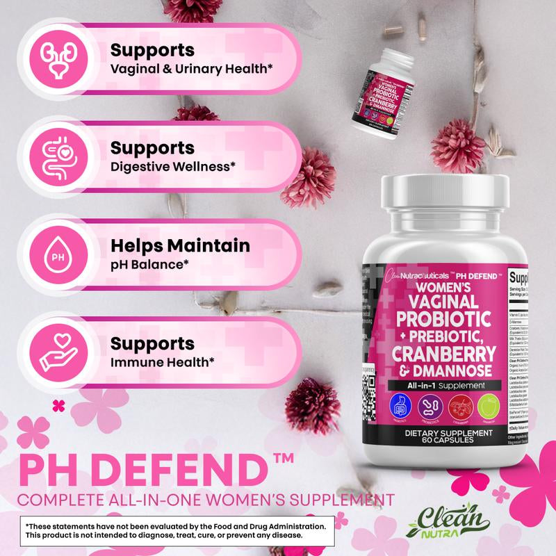 Women'S Vaginal Probiotic + Prebiotics